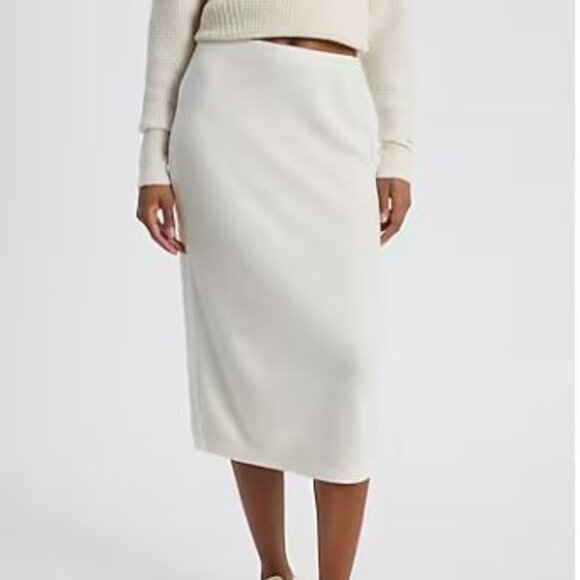 Express Dresses & Skirts - High Waisted Waffle Midi Pencil Skirt